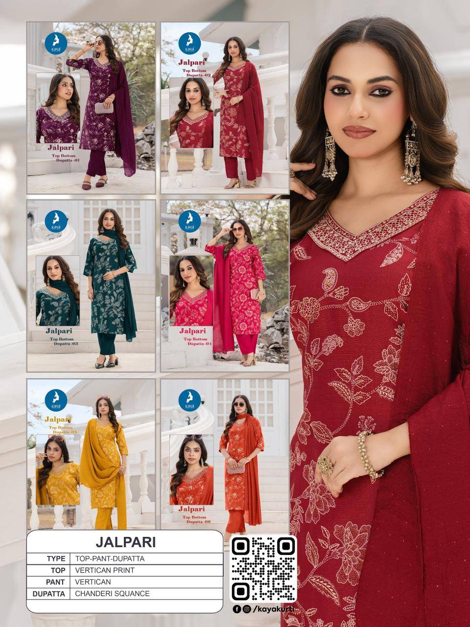 Kaya jalpari Designer kurtis in bulk